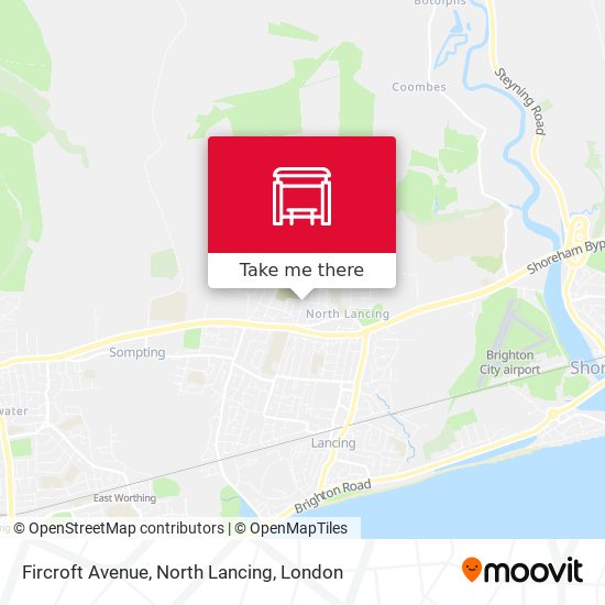 Fircroft Avenue, North Lancing map