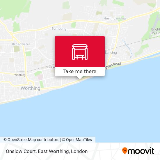 Onslow Court, East Worthing map