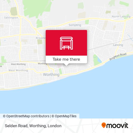 Selden Road, Worthing map