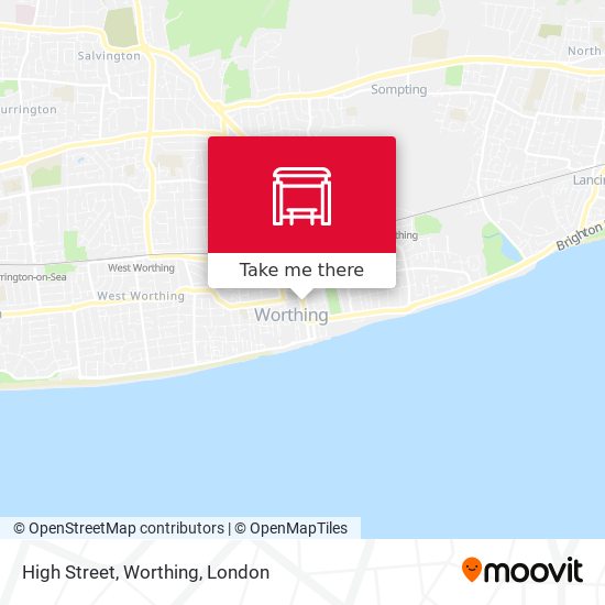 High Street, Worthing map