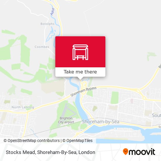 Stocks Mead, Shoreham-By-Sea map