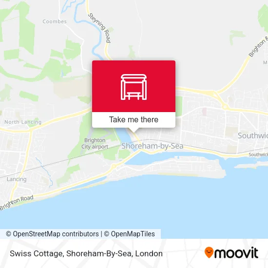 Swiss Cottage, Shoreham-By-Sea map