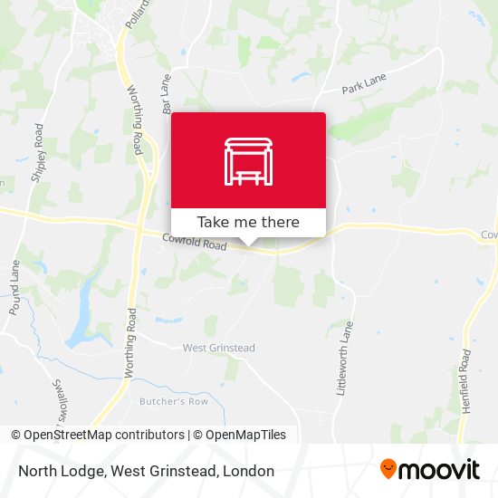 North Lodge, West Grinstead map