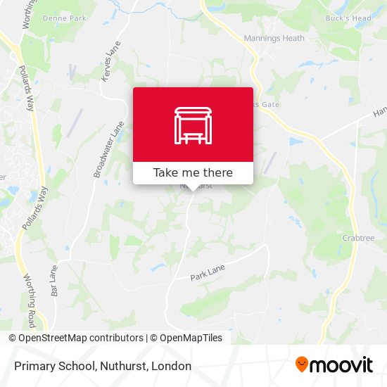 Primary School, Nuthurst map