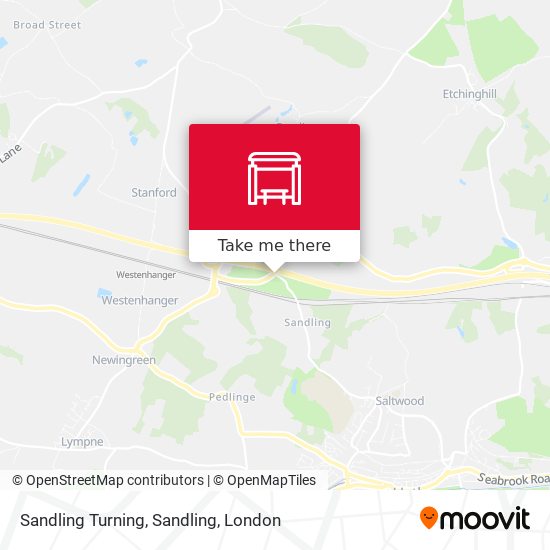 Sandling Turning, Sandling map