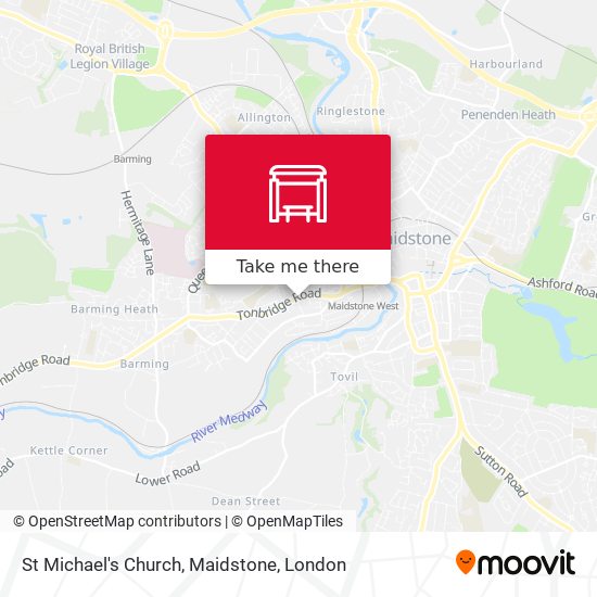 St Michael's Church, Maidstone map
