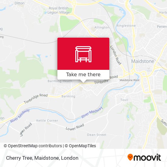 Cherry Tree, Maidstone map