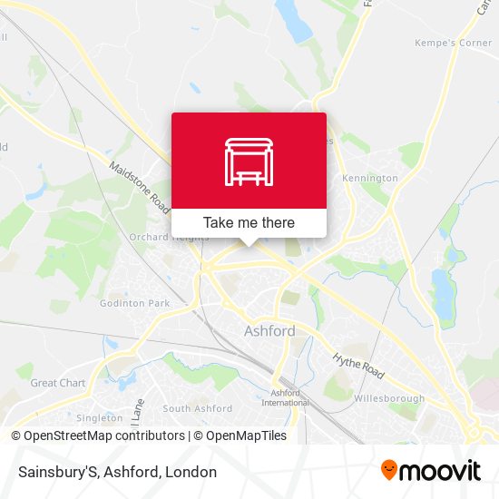 Sainsbury'S, Ashford map