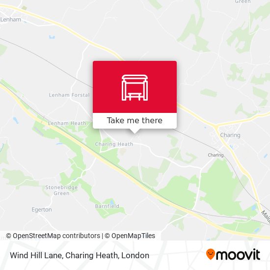 Wind Hill Lane, Charing Heath map
