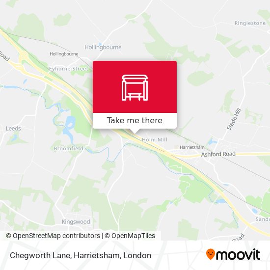 Chegworth Lane, Harrietsham map