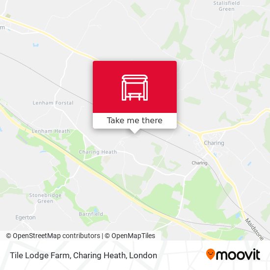 Tile Lodge Farm, Charing Heath map