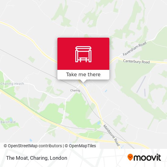 The Moat, Charing map