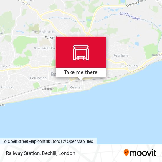 Railway Station, Bexhill map