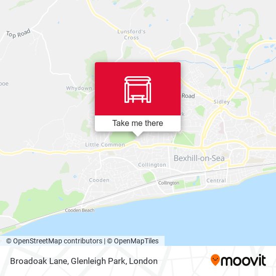 Broadoak Lane, Glenleigh Park map