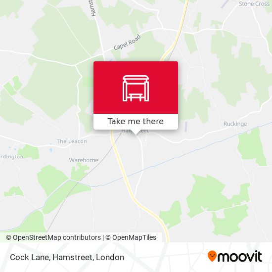 Cock Lane, Hamstreet map