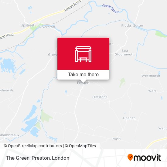 The Green, Preston map