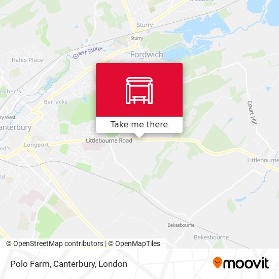 Polo Farm, Canterbury map