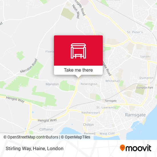 Stirling Way, Haine map