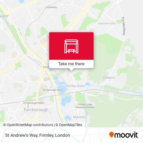 St Andrew's Way, Frimley map