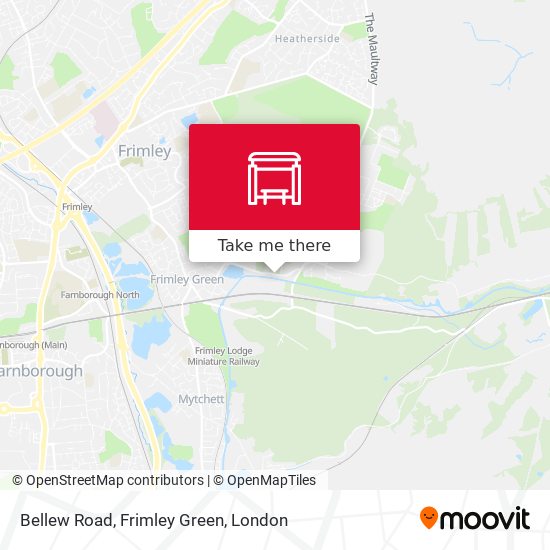 Bellew Road, Frimley Green map
