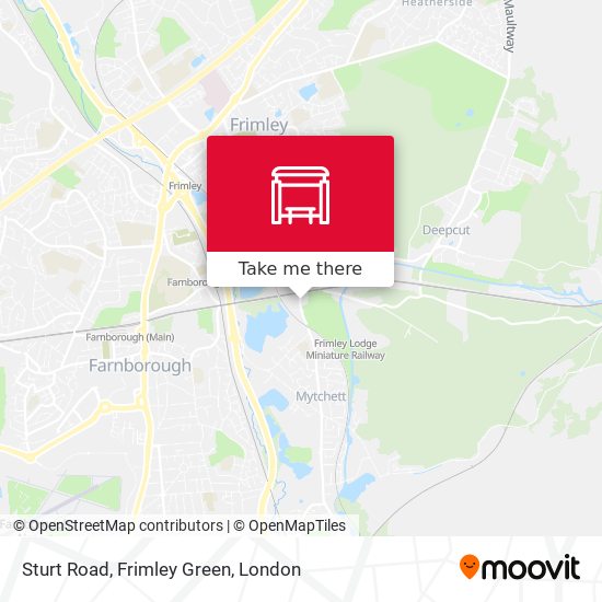 Sturt Road, Frimley Green map