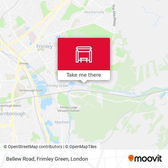 Bellew Road, Frimley Green map