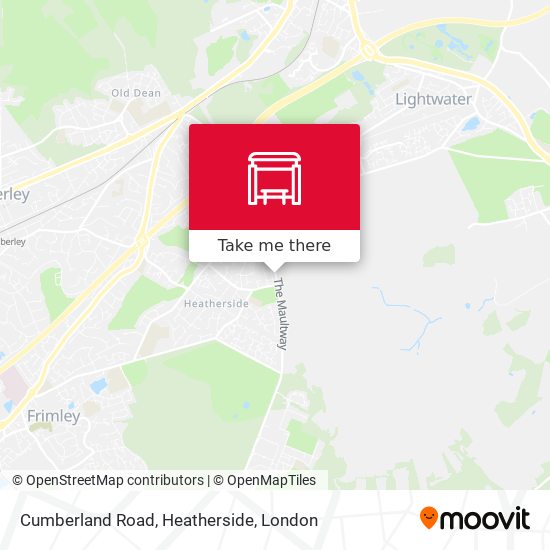 Cumberland Road, Heatherside map