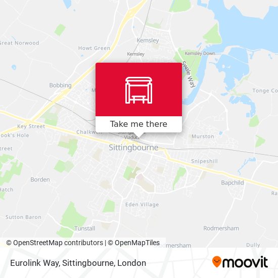 Eurolink Way, Sittingbourne map