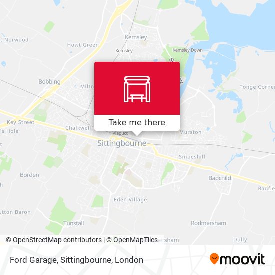 Ford Garage, Sittingbourne map