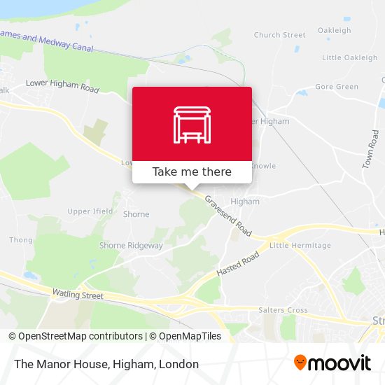 The Manor House, Higham map
