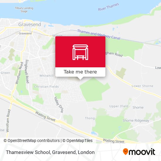 Thamesview School, Gravesend map