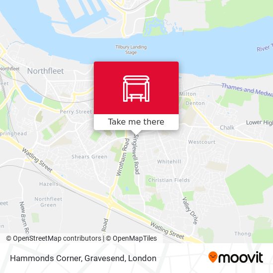 Hammonds Corner, Gravesend map
