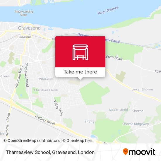 Thamesview School, Gravesend map