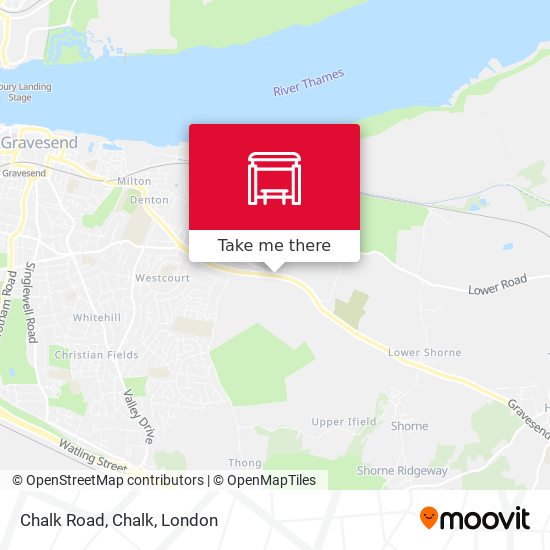Chalk Road, Chalk map