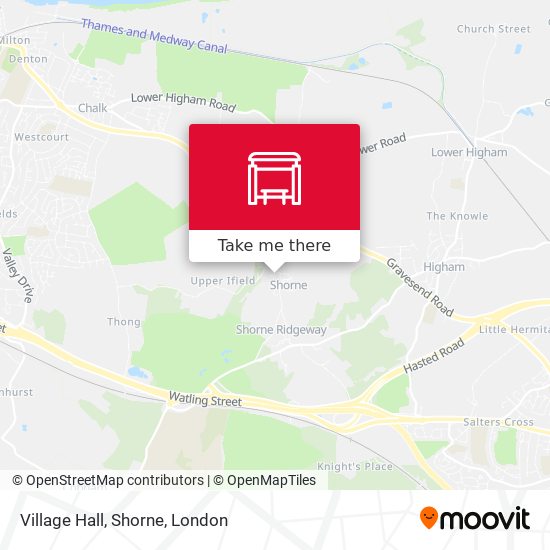 Village Hall, Shorne map