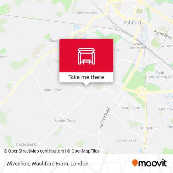 Wivenhoe, Washford Farm map