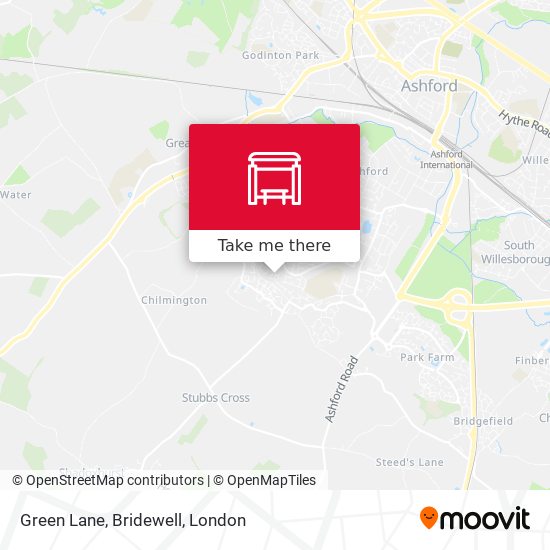 Green Lane, Bridewell map