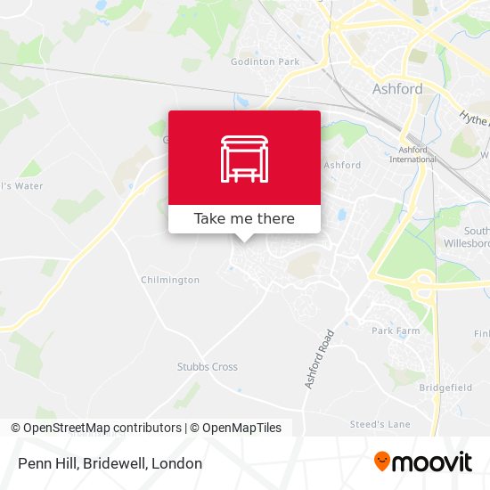 Penn Hill, Bridewell map