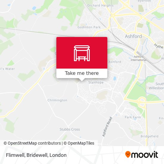 Flimwell, Bridewell map