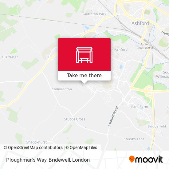 Ploughman's Way, Bridewell map
