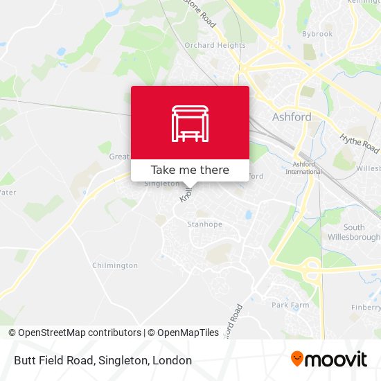 Butt Field Road, Singleton map