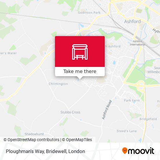 Ploughman's Way, Bridewell map