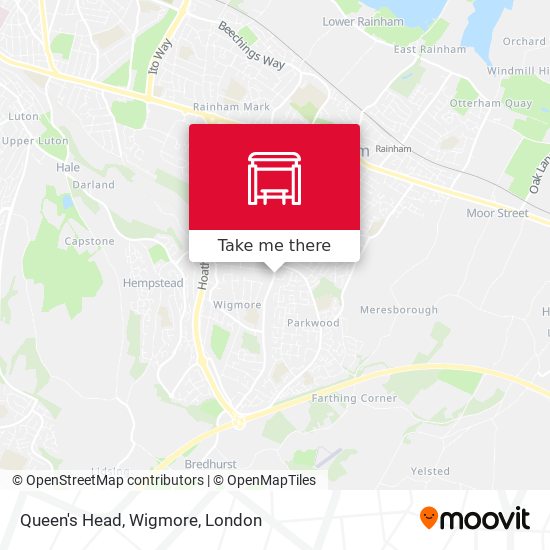 Queen's Head, Wigmore map