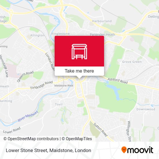 Lower Stone Street, Maidstone map