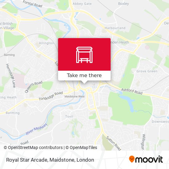 Royal Star Arcade, Maidstone map