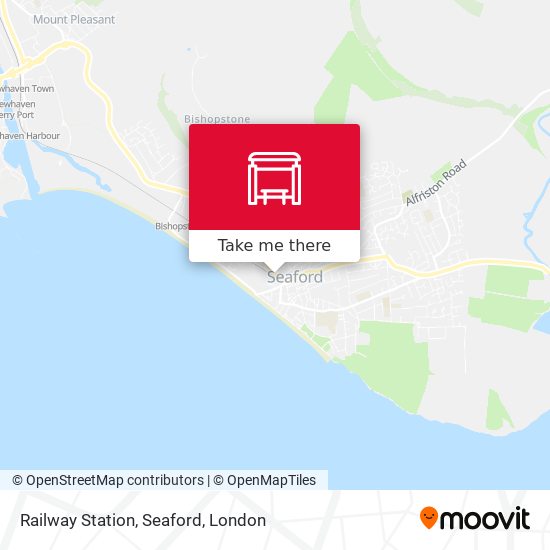 Railway Station, Seaford map