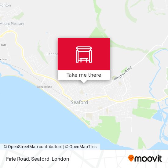 Firle Road, Seaford map