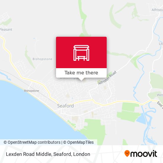 Lexden Road Middle, Seaford map