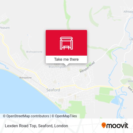 Lexden Road Top, Seaford map