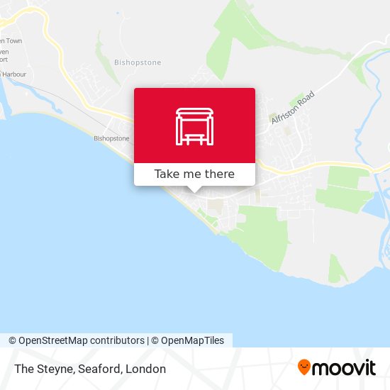 The Steyne, Seaford map